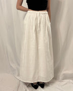 Ramie Column Midi Skirt 苧麻直筒裙