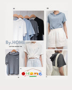Cotton-Linen Blend Hooded Tee 棉質帽TEE