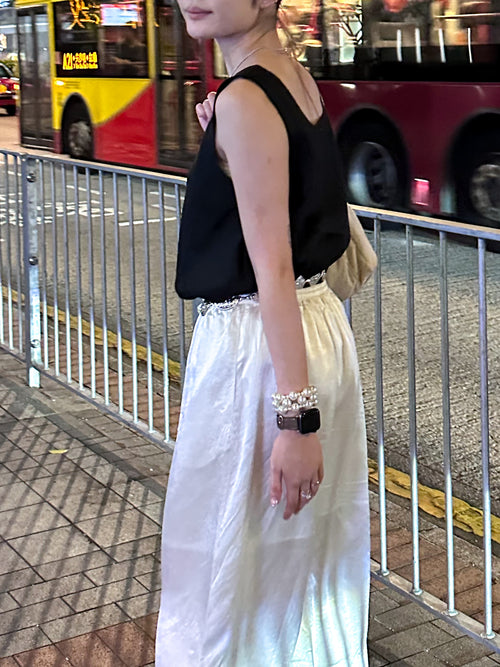 2-Way Heavy-Luxe Linen Vest 前後兩著亞麻背心