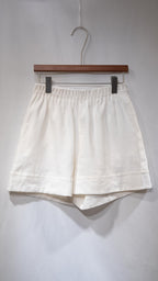 店主自留！靚色！ Linen Relaxed Shorts 褶皺褲頭亞麻短褲