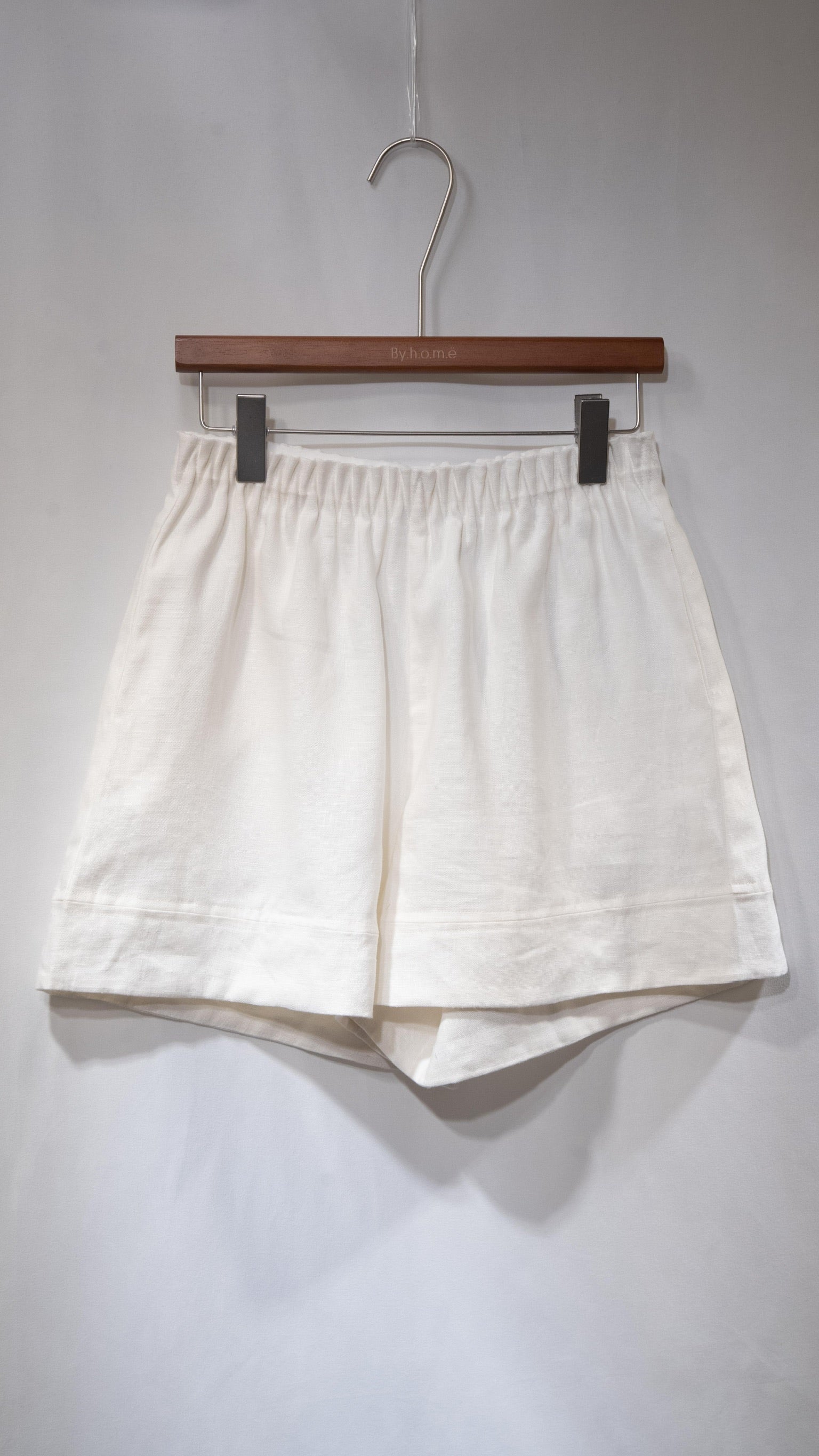 店主自留！靚色！ Linen Relaxed Shorts 褶皺褲頭亞麻短褲