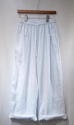 Organic Grain Heavy Linen Drawstring Pants 亞麻長褲