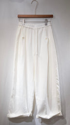Organic Grain Heavy Linen Drawstring Pants 亞麻長褲