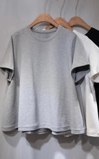 Heavyweight Cotton Trapeze Boxy Tee 重磅傘型棉T
