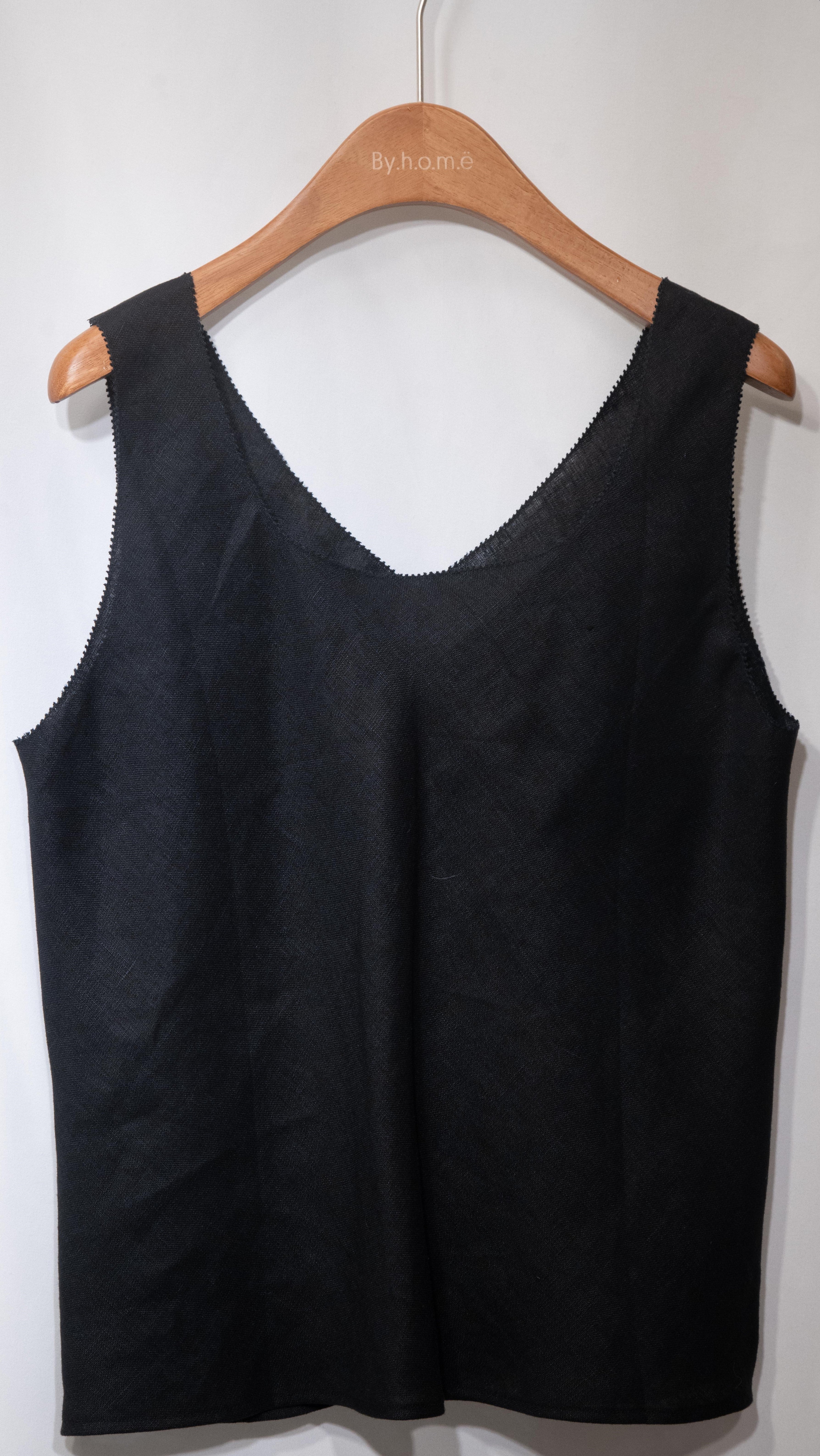 2-Way Heavy-Luxe Linen Vest 前後兩著亞麻背心