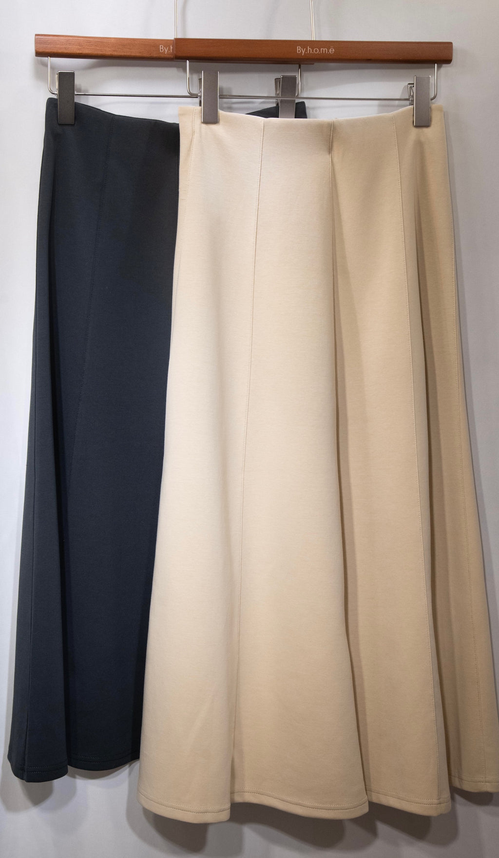Easy-Waist Flared A-line Jersey Midi 超百搭彈性棉裙