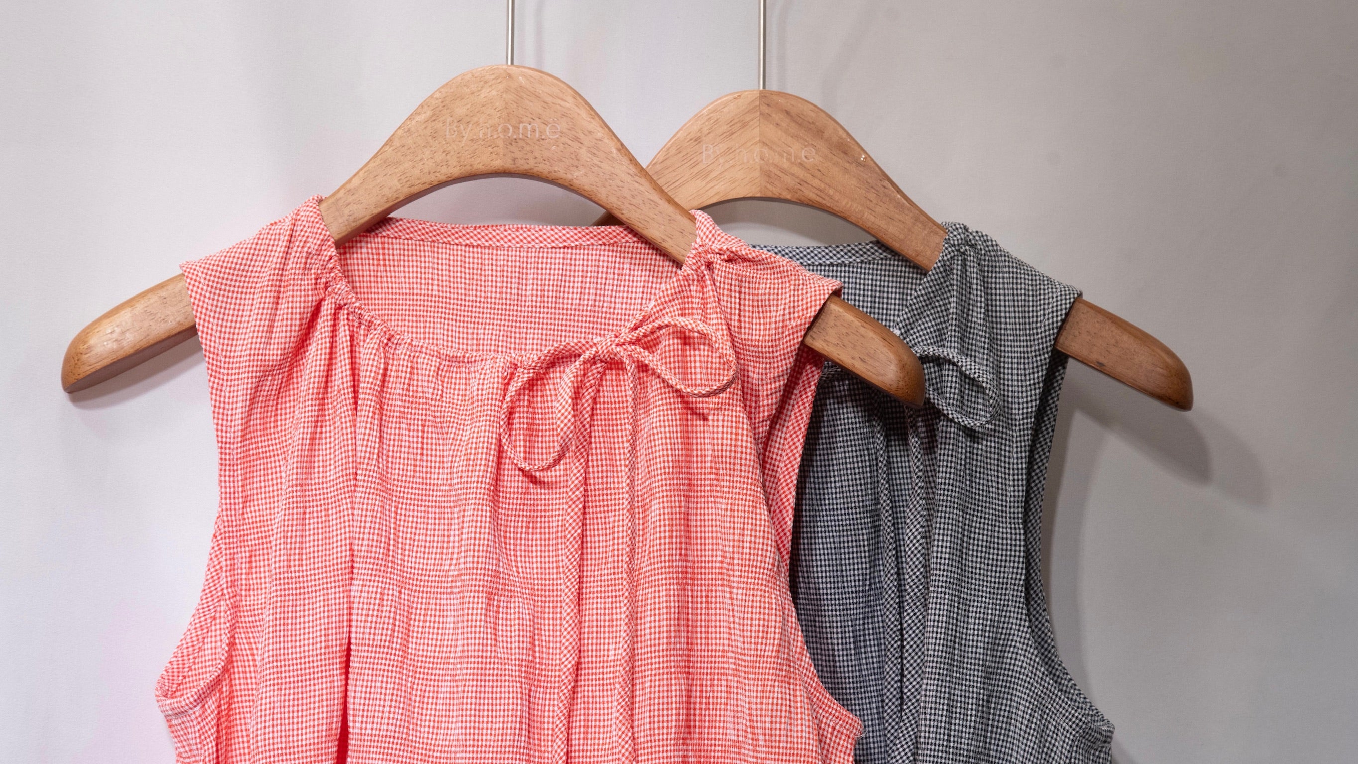 Ironing Free! Peplum Blouse 格仔皺皺布背心