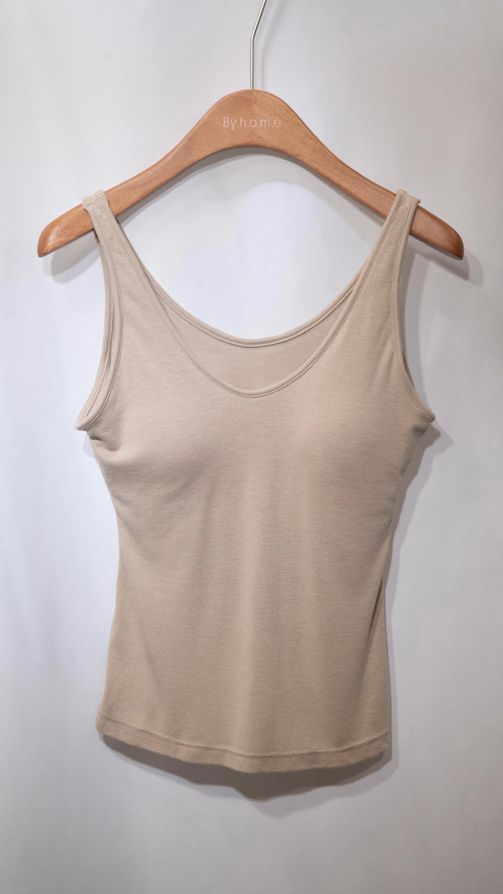 多色夏日配搭之選～ Lyocell Tank Top with Fixed Pad 超大彈性連胸墊背心