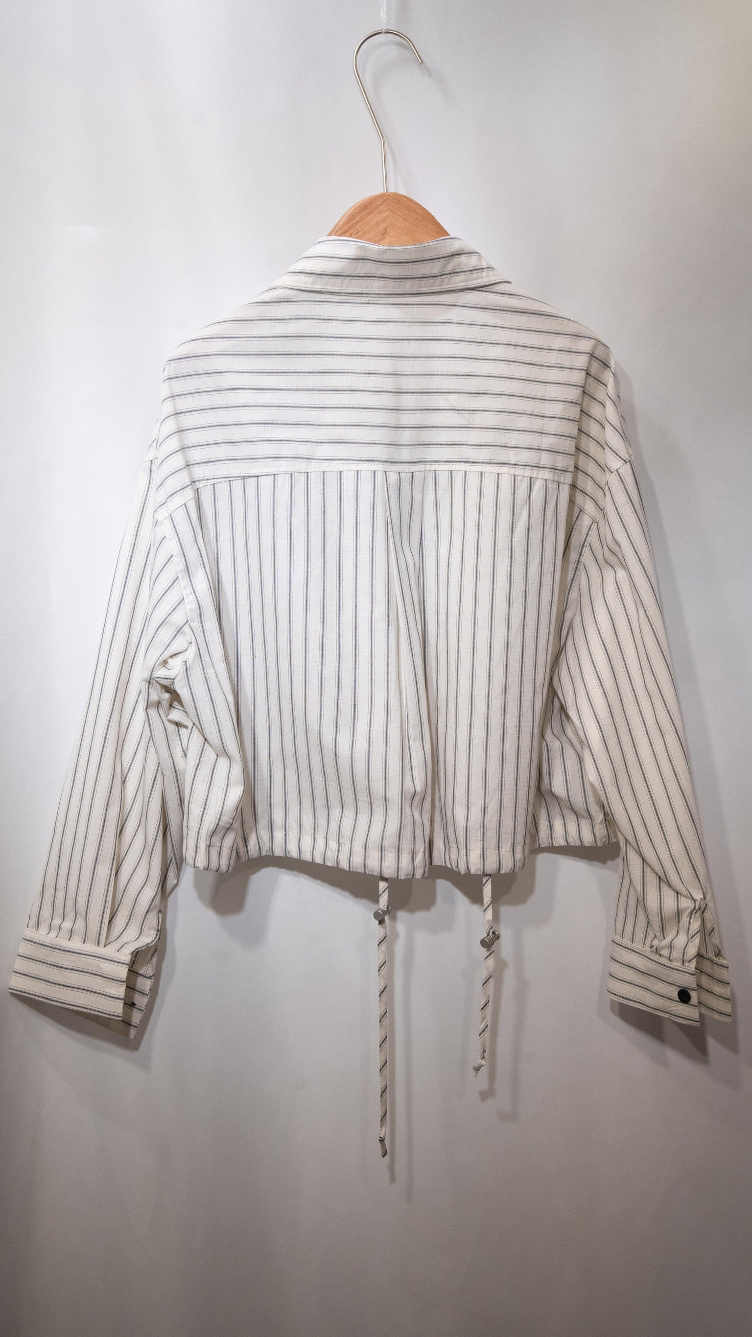 Linen Vertical Striped Shirt 棉麻直條恤衫