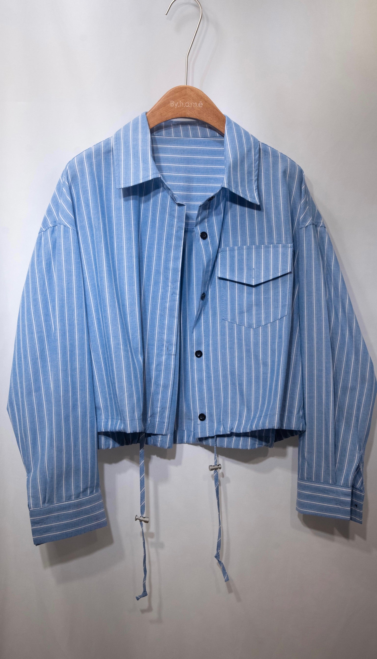 Linen Vertical Striped Shirt 棉麻直條恤衫