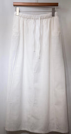 Ramie Column Midi Skirt 苧麻直筒裙