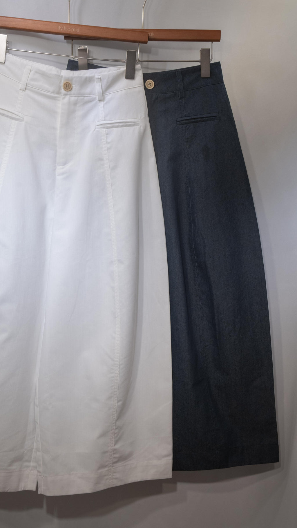 Cropped Twill Wide-Leg Trousers 九分扯布小氣球西褲