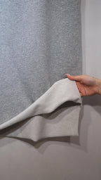 Piqué Sweat-Jersey Slit Skirt 珠地捲邊衛衣裙