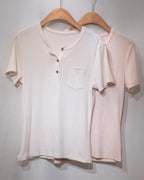 Buttoned Henley Pocket Tee 棉質開鈕TEE