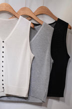 V-Neck Knit Vest V領針織背心