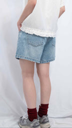Denim Shorts 拒絕露pat牛仔短褲