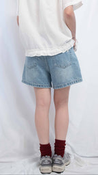 Denim Shorts 拒絕露pat牛仔短褲
