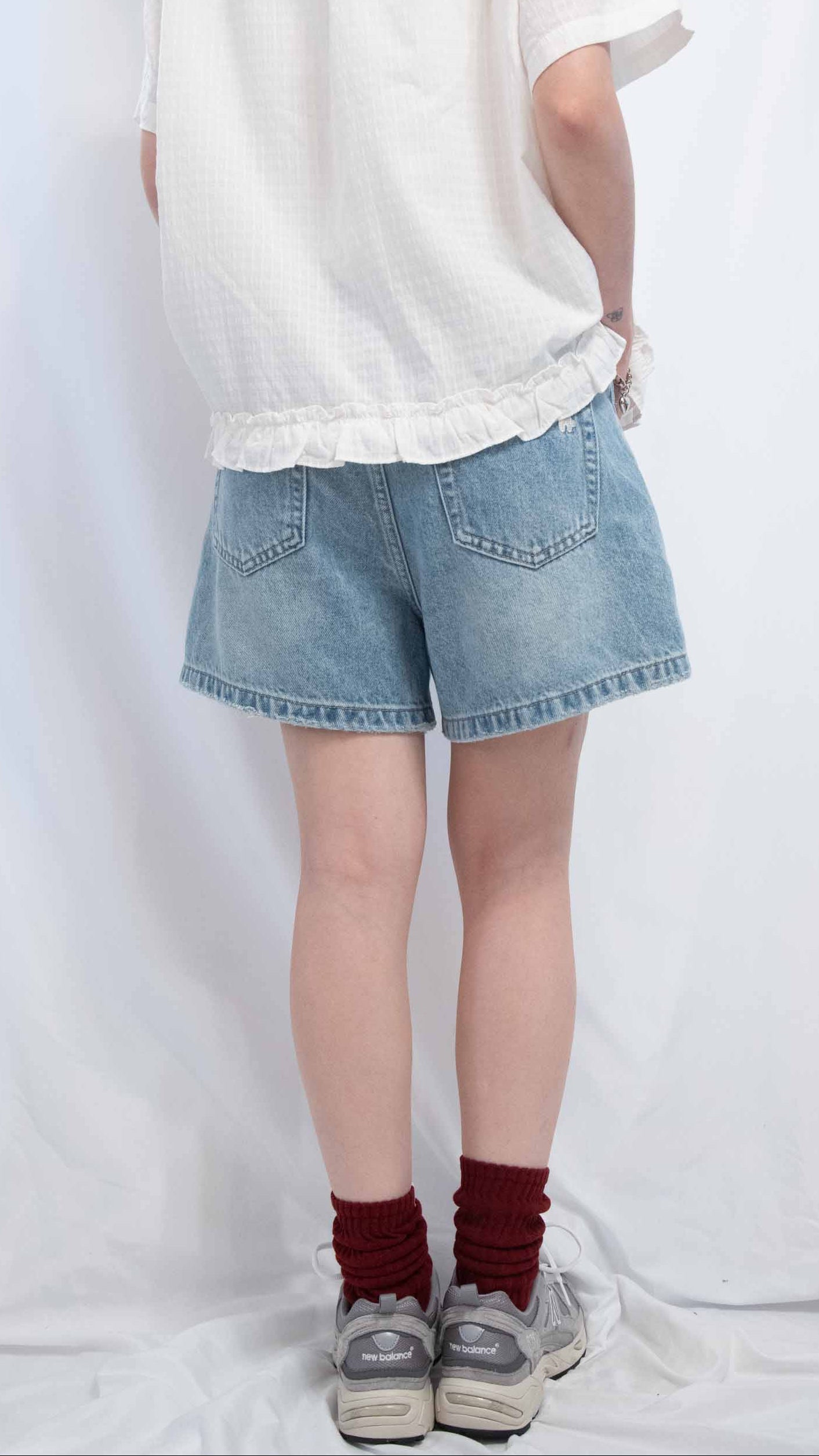 Denim Shorts 拒絕露pat牛仔短褲