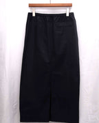 Low Waist Structured Tie-Waist Midi Skirt 抽繩中長裙（背後橡筋腰）