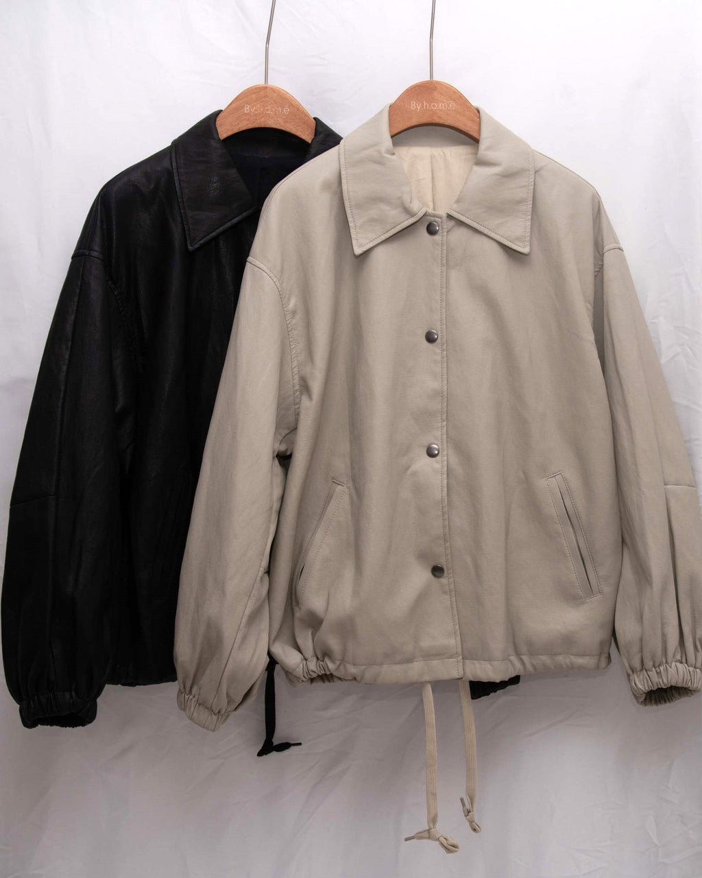 Ultra-Soft Vegan Leather Collared Jacket