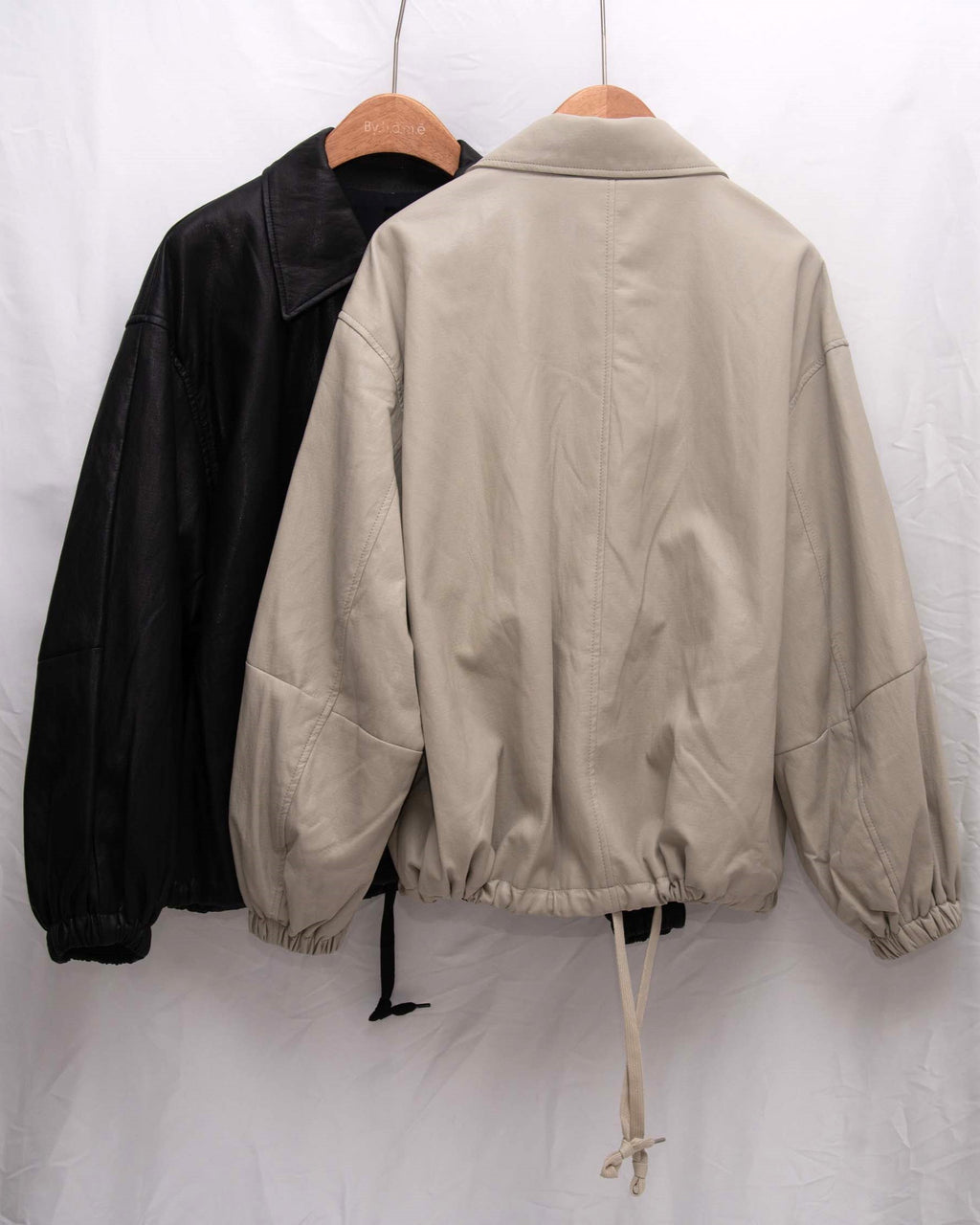 Ultra-Soft Vegan Leather Collared Jacket