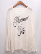 Loose-Fit Wide Neck Knit Top
