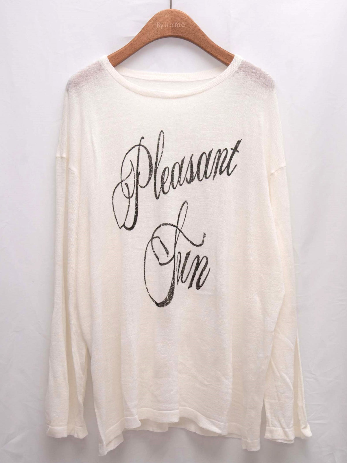 Loose-Fit Wide Neck Knit Top