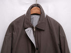 Luxe Stripe-Cuff Utility Lightweight Jacket 中長款工裝外套