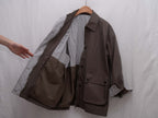 Luxe Stripe-Cuff Utility Lightweight Jacket 中長款工裝外套