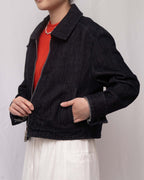 Tailored Workwear Collared Denim Jacket