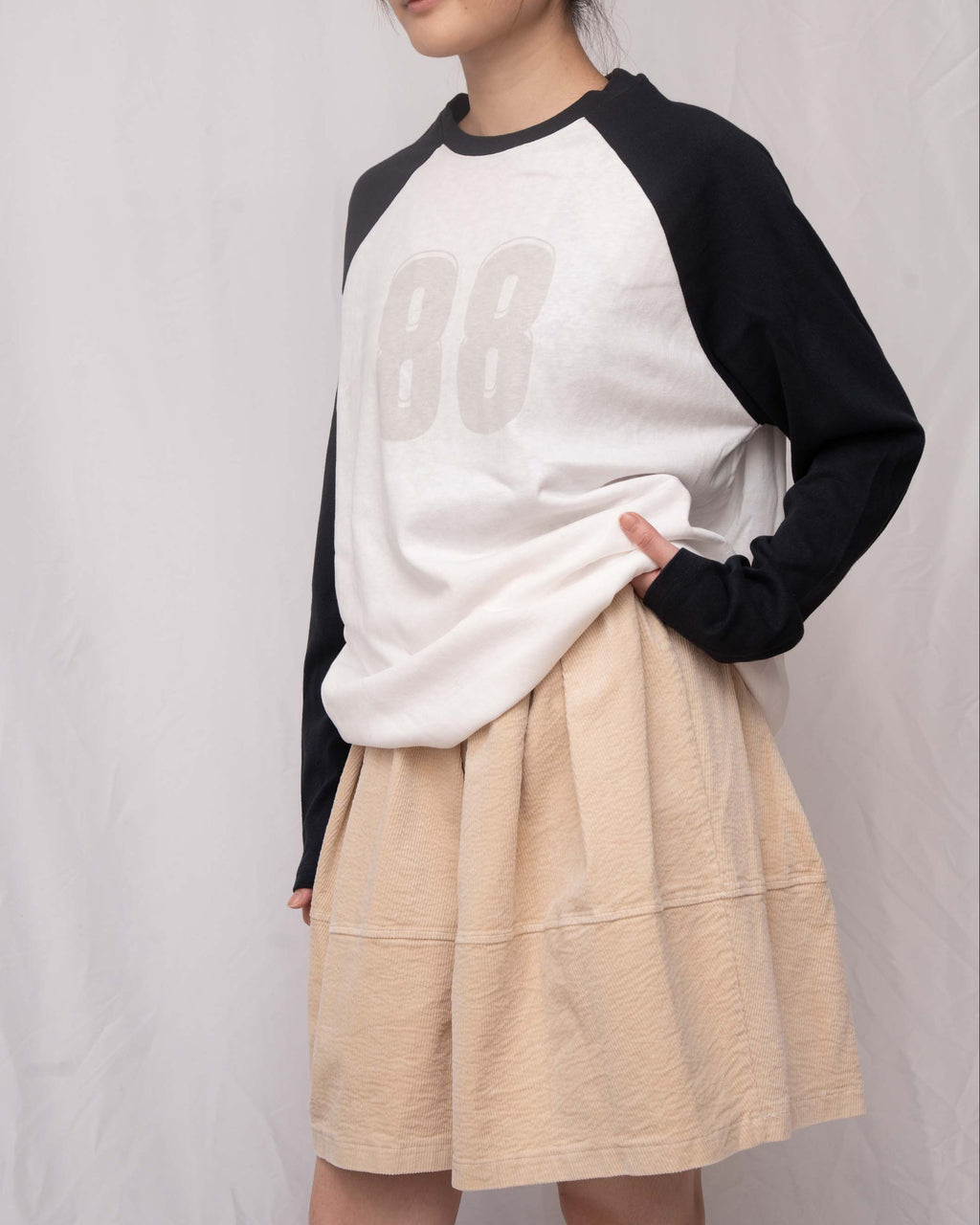 日常百搭～ Premium Heavy Cotton Raglan Top 高級重磅純棉牛角T