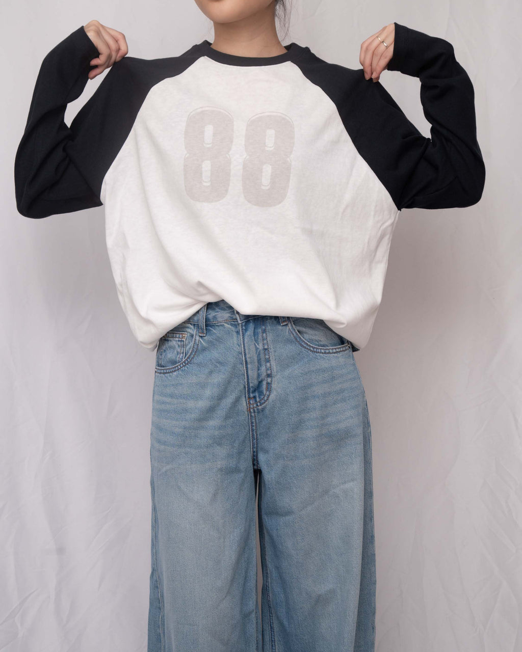 日常百搭～ Premium Heavy Cotton Raglan Top 高級重磅純棉牛角T