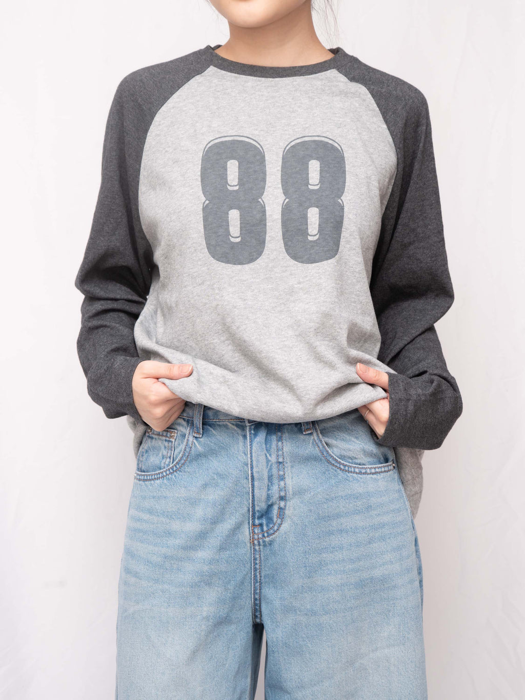 日常百搭～ Premium Heavy Cotton Raglan Top 高級重磅純棉牛角T
