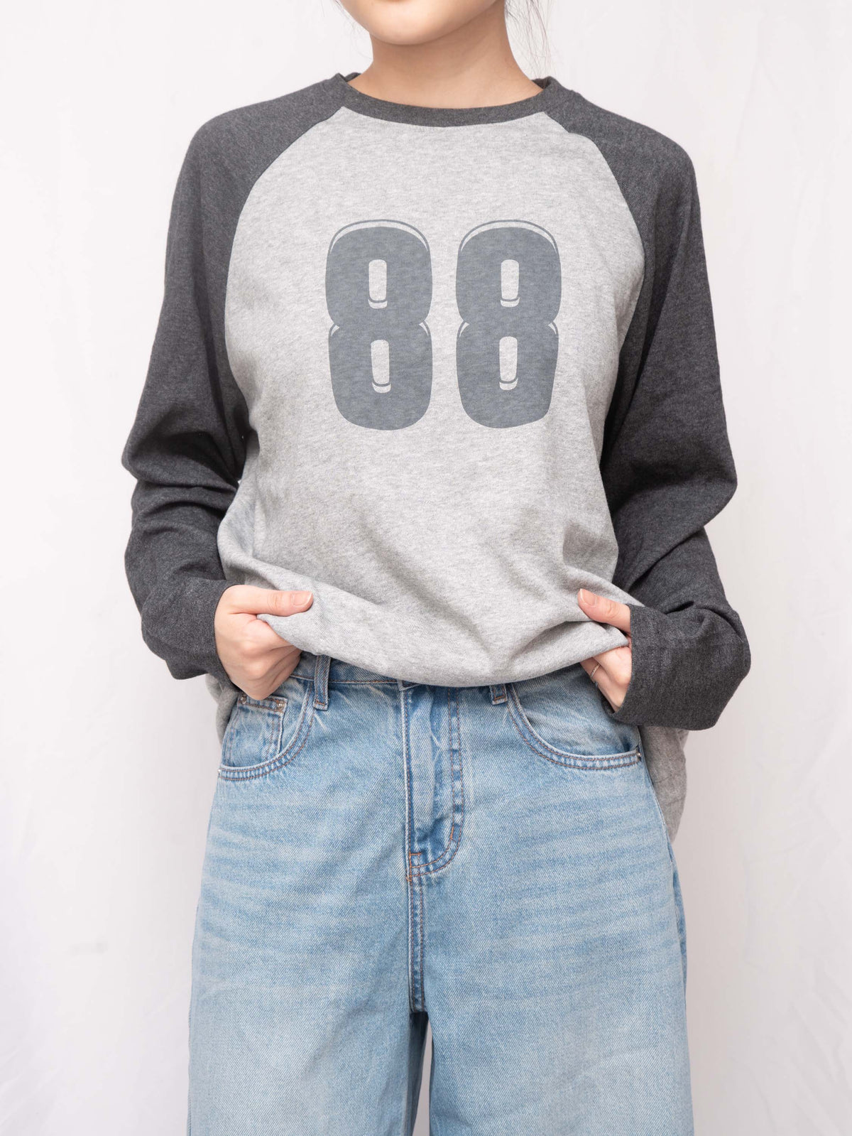 日常百搭～ Premium Heavy Cotton Raglan Top 高級重磅純棉牛角T