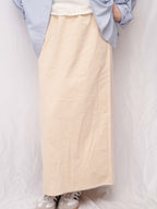 質感滿滿～ Luxe Corduroy Straight Midi Skirt 燈芯絨直筒裙
