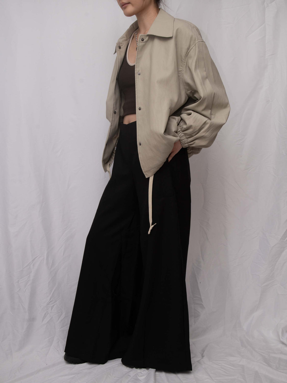 Ultra-Soft Vegan Leather Collared Jacket