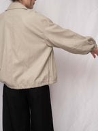 Ultra-Soft Vegan Leather Collared Jacket