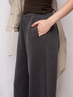 Silky Cupro Straight-Leg Comfy Pant