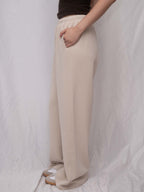 Silky Cupro Straight-Leg Comfy Pant