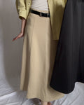 Easy-Waist Flared A-line Jersey Midi 超百搭彈性棉裙