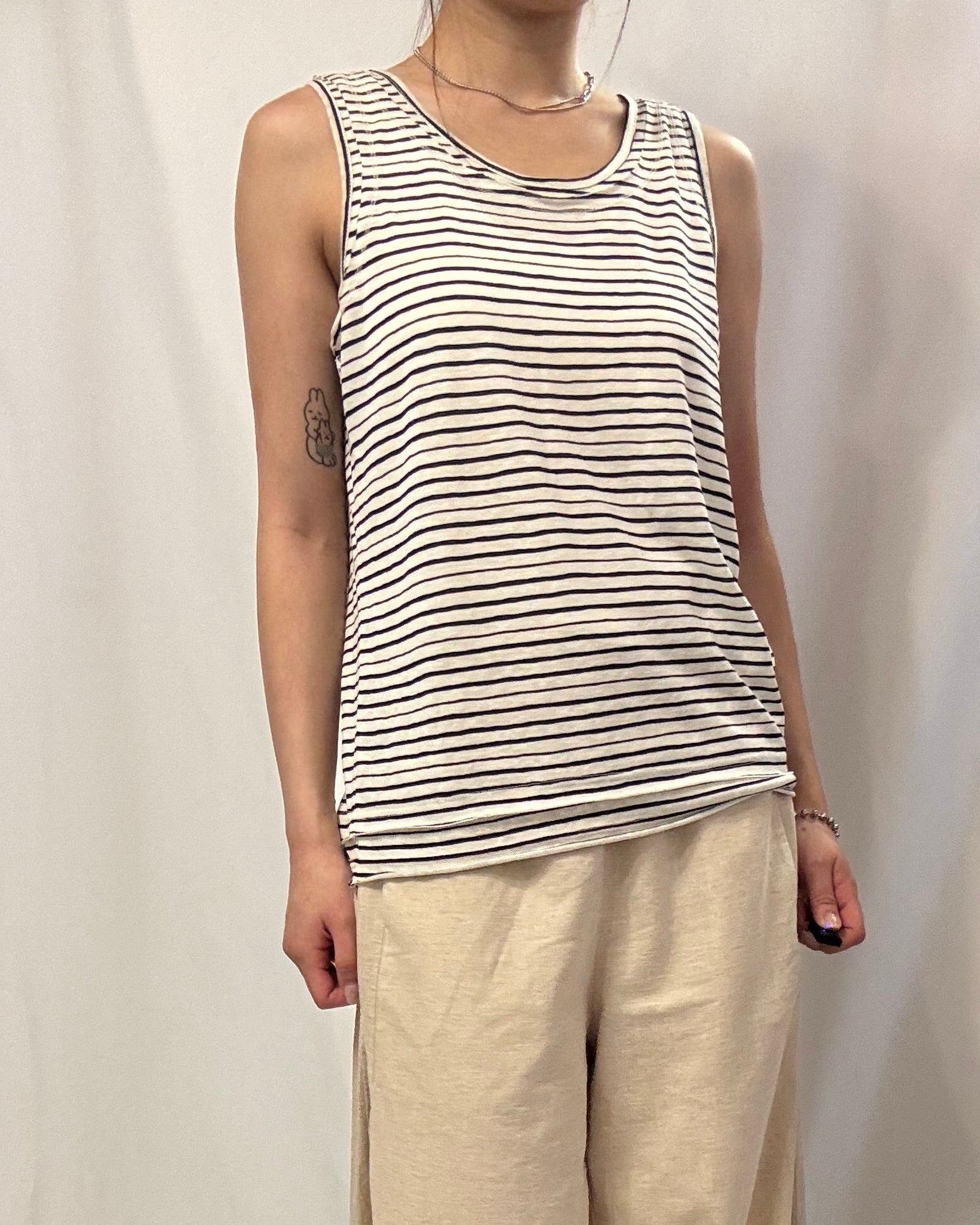 Second-Skin Cotton Vest 長版天絲棉質背心