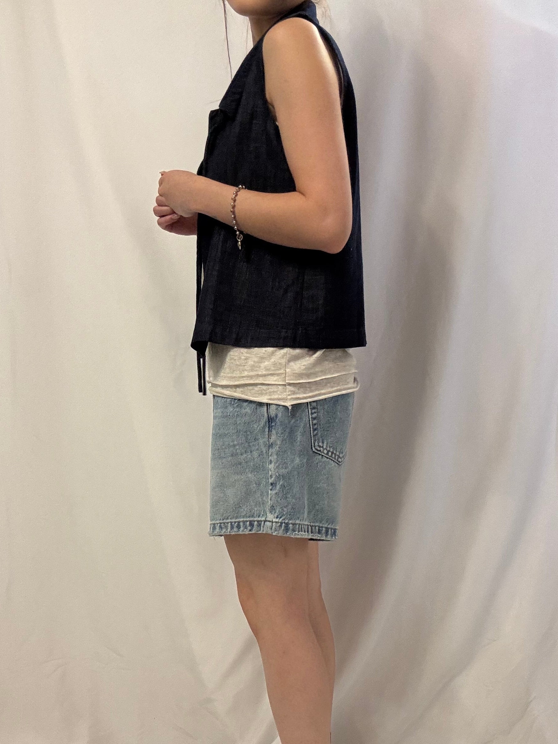 Second-Skin Cotton Vest 長版天絲棉質背心