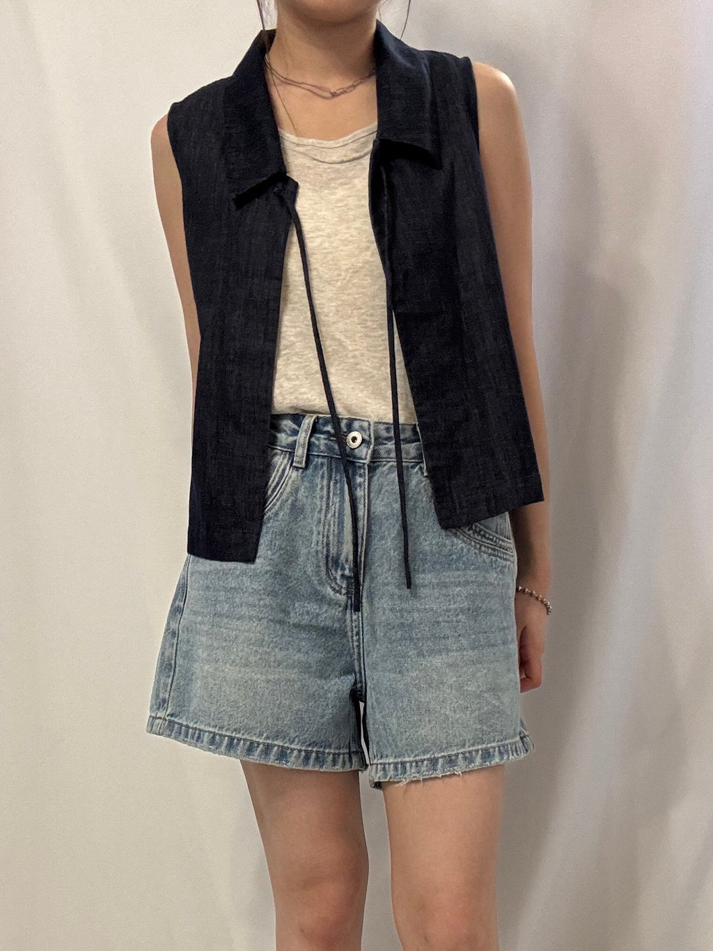 Second-Skin Cotton Vest 長版天絲棉質背心