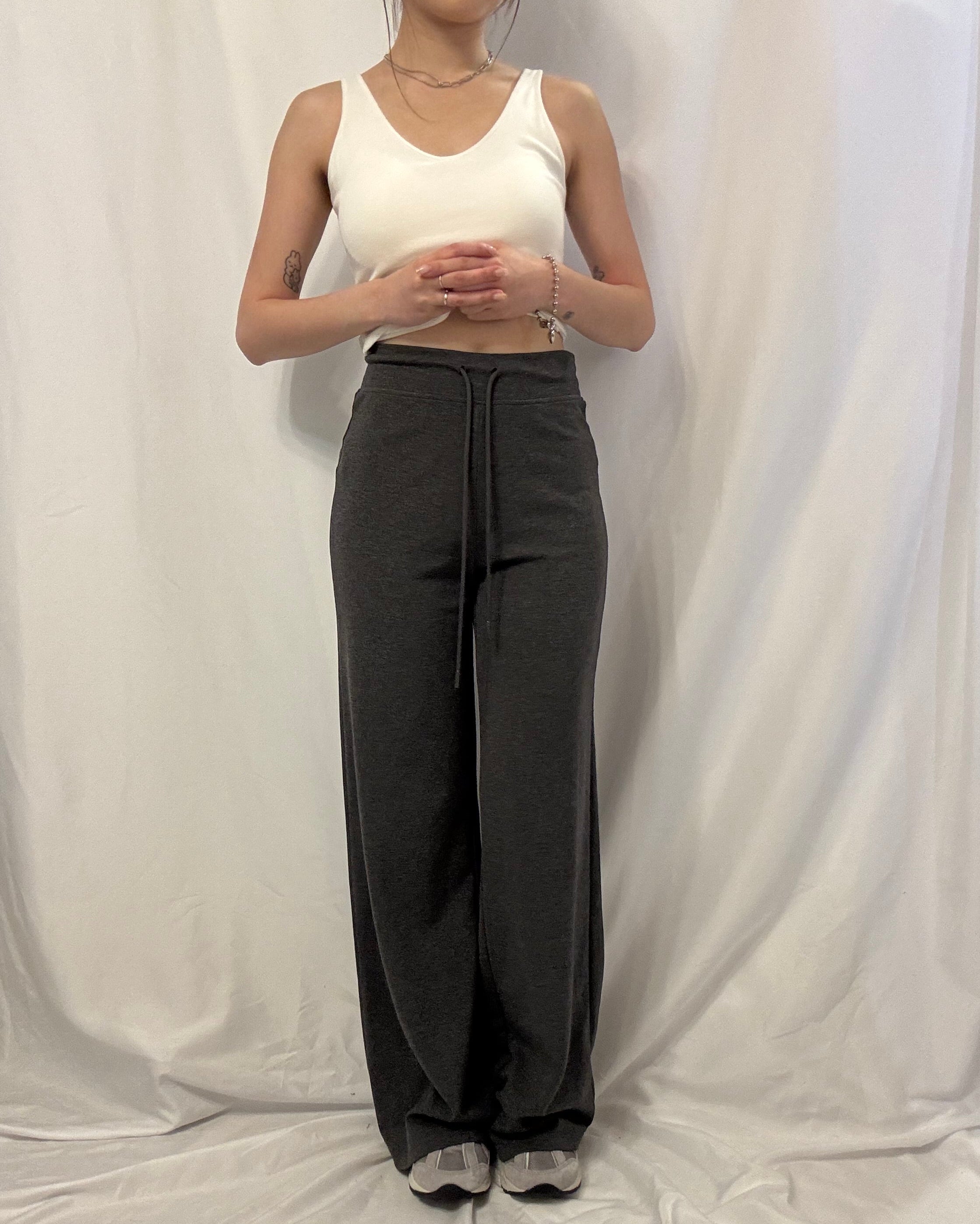 店主自留 Tencel Wide-Leg High Rise Comfy Pants 天絲超彈軟熟長褲