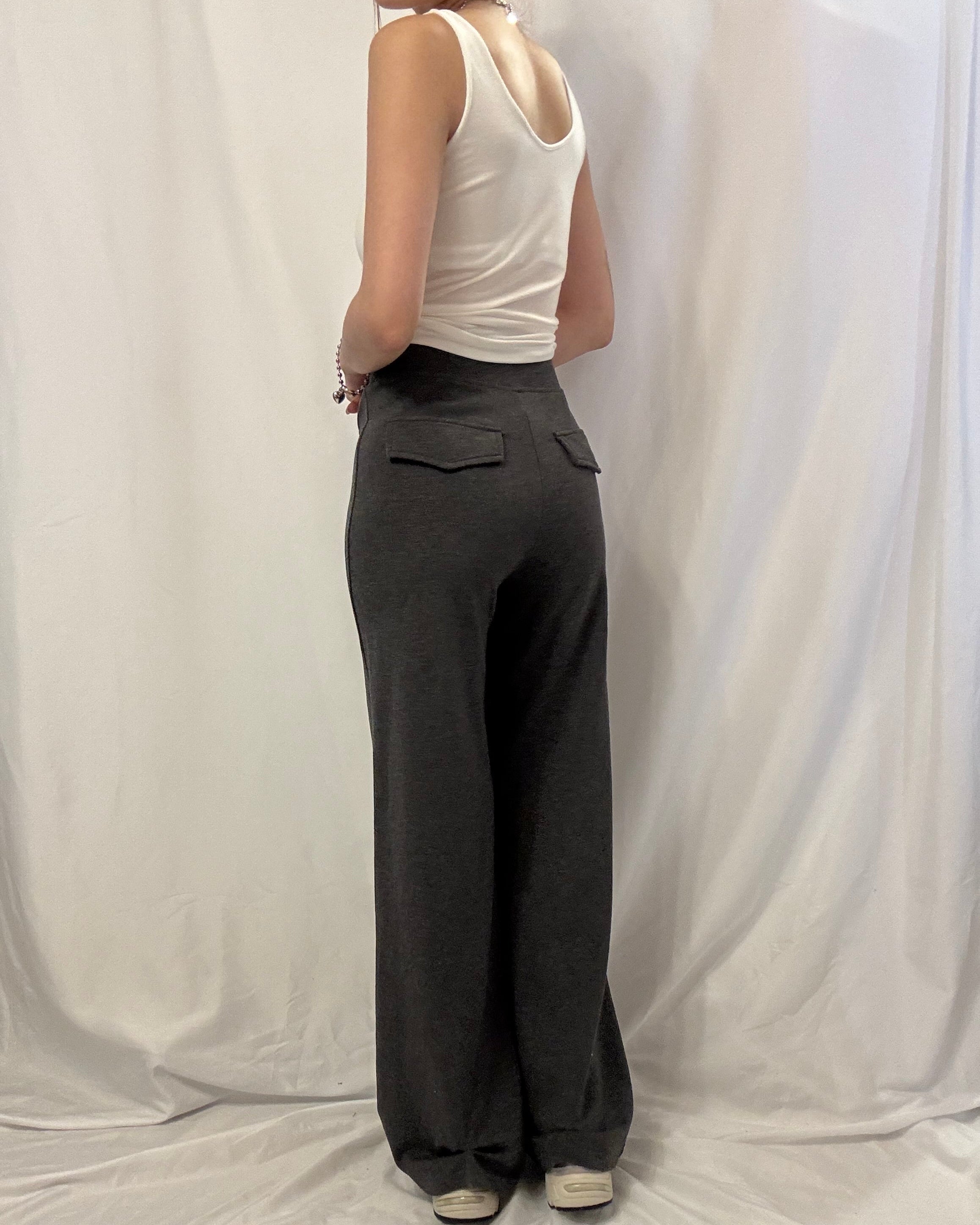 店主自留 Tencel Wide-Leg High Rise Comfy Pants 天絲超彈軟熟長褲