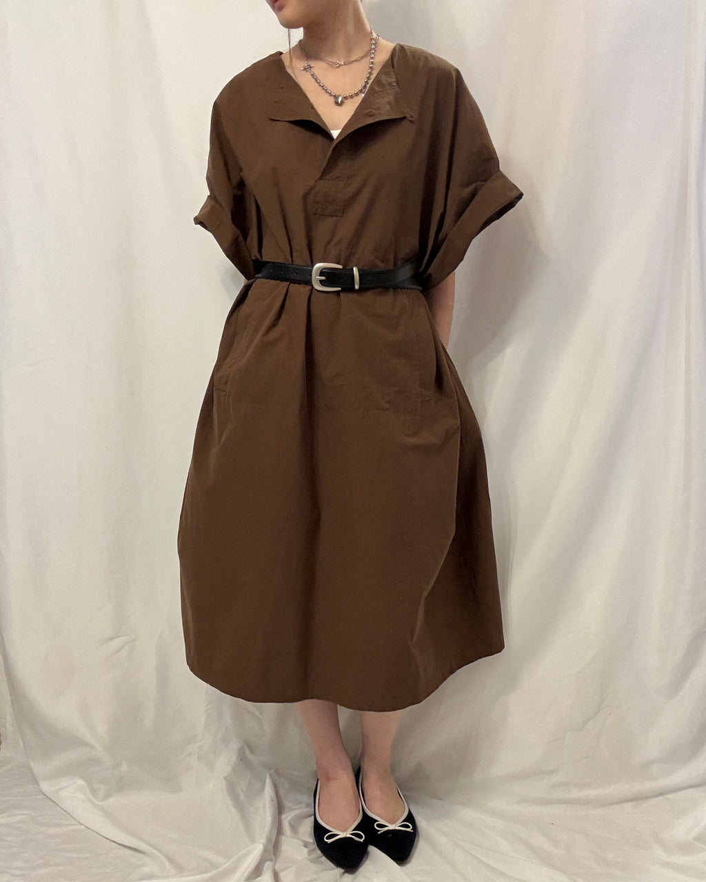 Popling Maxi Dress 輕薄全棉連身裙