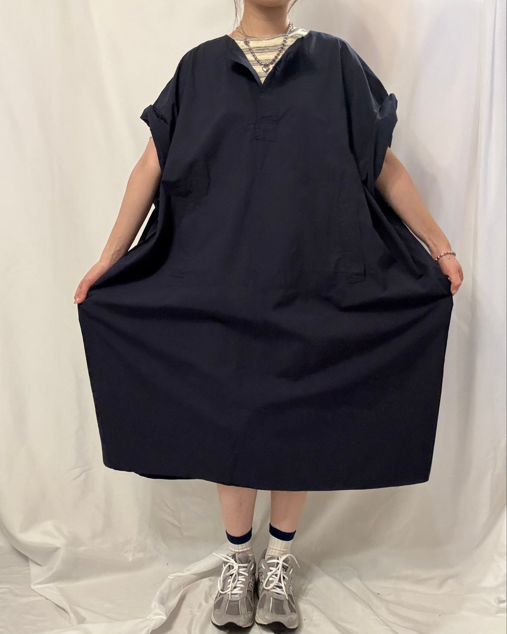 Popling Maxi Dress 輕薄全棉連身裙