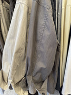 Luxe Stripe-Cuff Utility Lightweight Jacket 中長款工裝外套